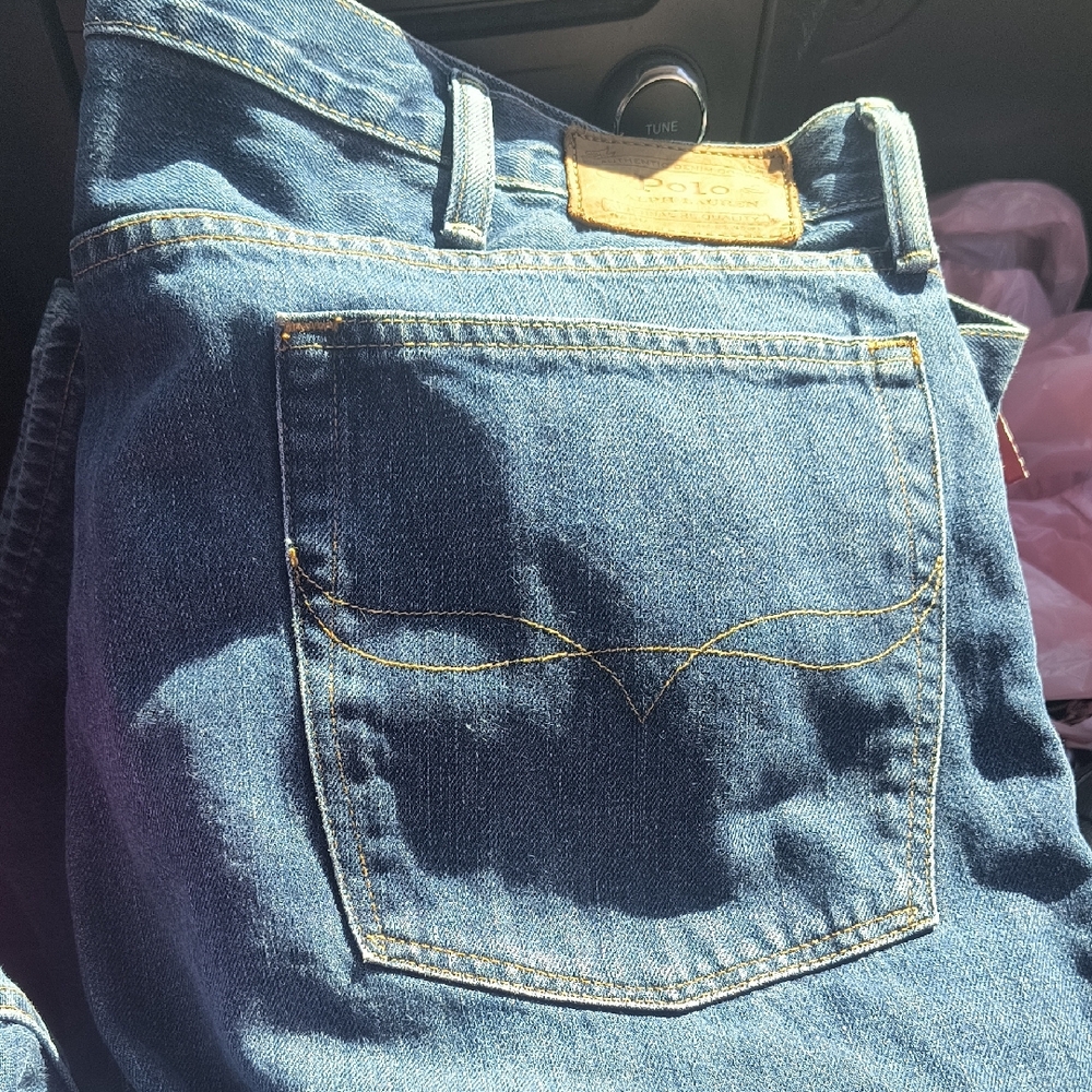 Polo by Ralph Lauren Like New Hampton Relaxed Straight Blue Jeans